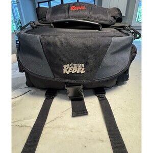 Canon Rebel Camera Bag w/ Dividers And Carrying Strap - Good Shape!